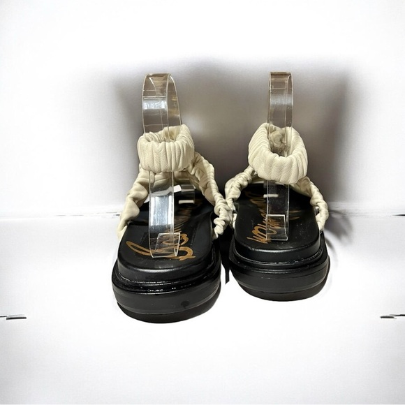 🌻NEW NWOT Sam Edelman Cream Leather Velma Sandals | Size 7 - Picture 2 of 8